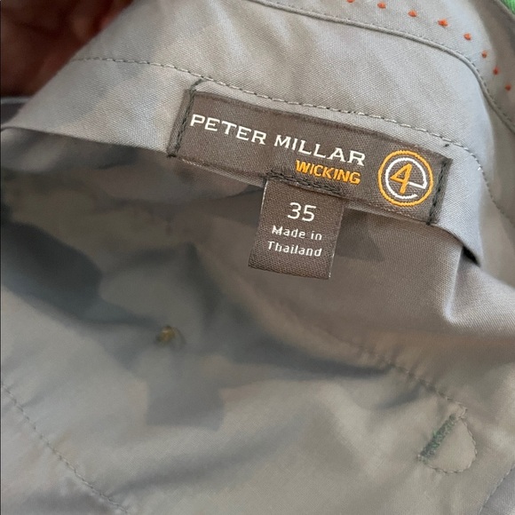 Peter Millar Wicking Element 4 Chino Golf Pants Performance Green | size 35 - Picture 6 of 8